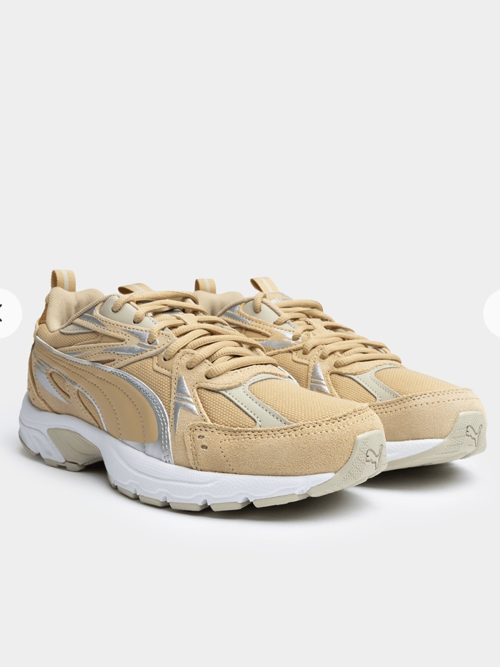 Women's Puma Milenio Tech Suede Tan/White Sneaker